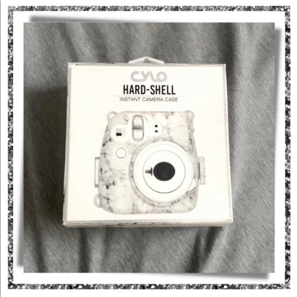 Marble Hard-Shell Polaroid Case
